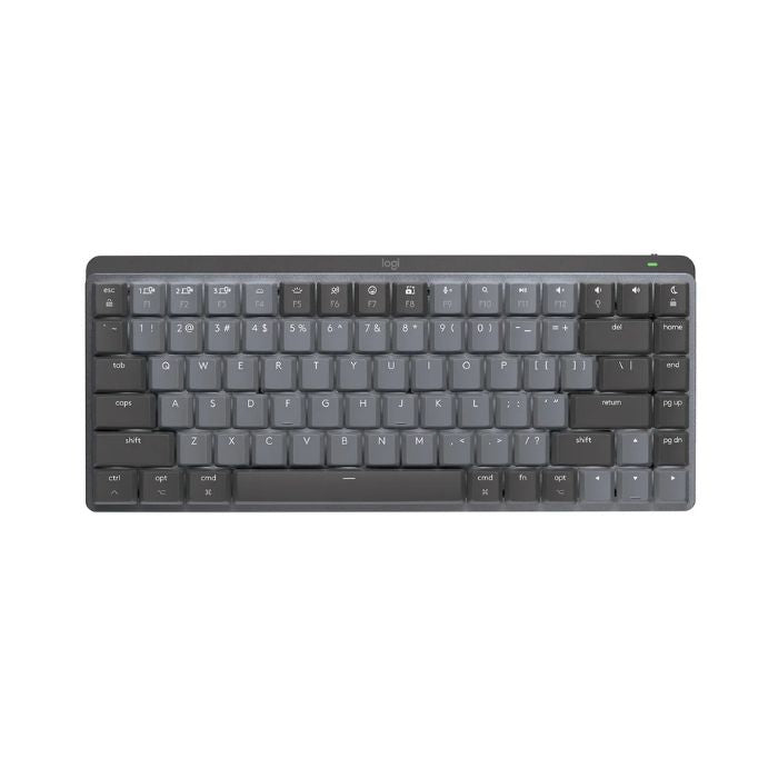 Logitech MX Mechanical Mini - Wireless Keyboard for Mac in - Pale Grey/Space Grey. Logitech