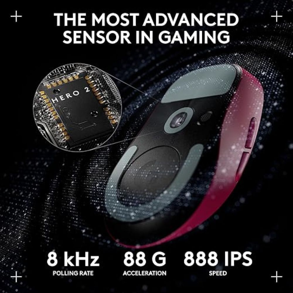 Logitech G PRO X Superlight 2 Wireless Gaming Mouse - Magenta