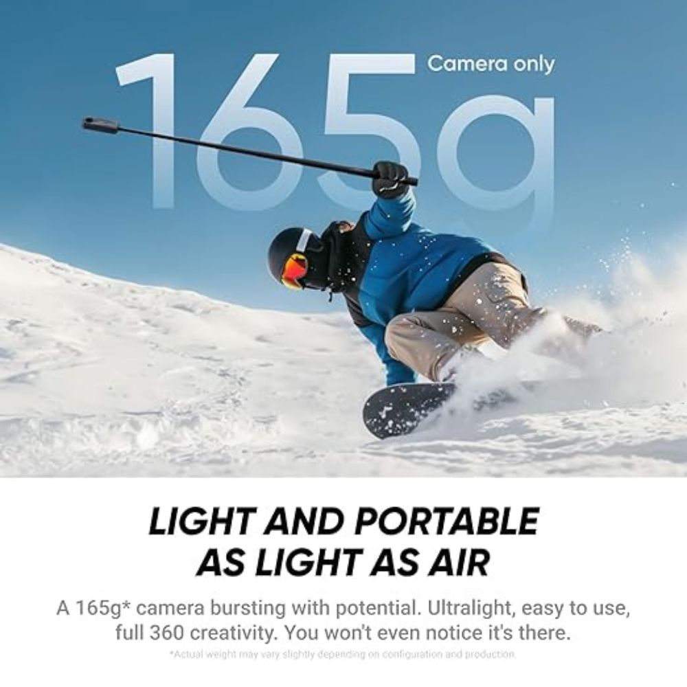 Insta360 X4 Air 8K 360 Action Camera - Standard Bundle - Black