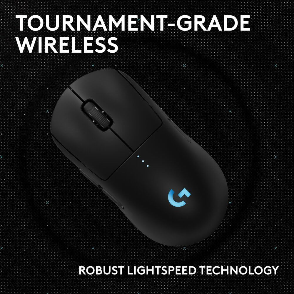 Logitech G PRO 2 Lightspeed Wireless Gaming Mouse (Black, 910-007297) Logitech