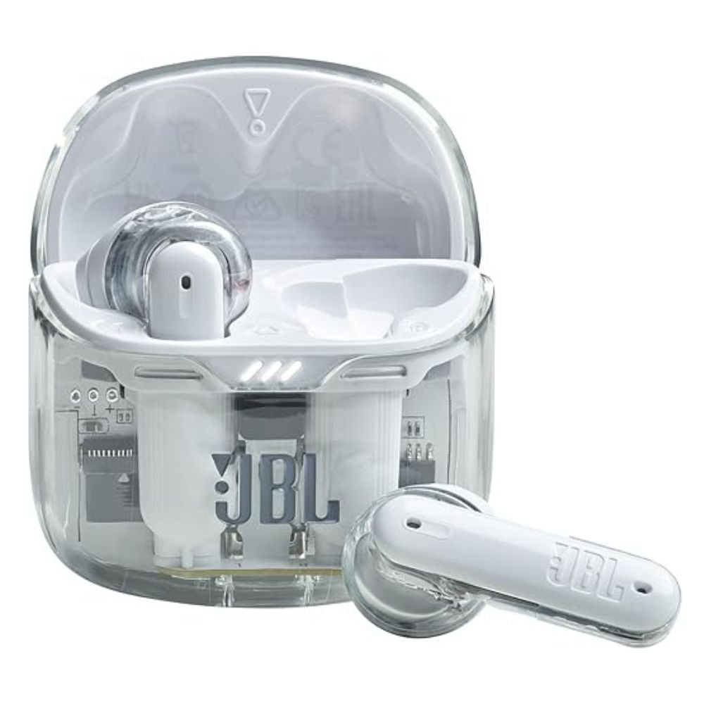 JBL Tune Flex Ghost Edition Wireless Earbuds Black, Purple, White