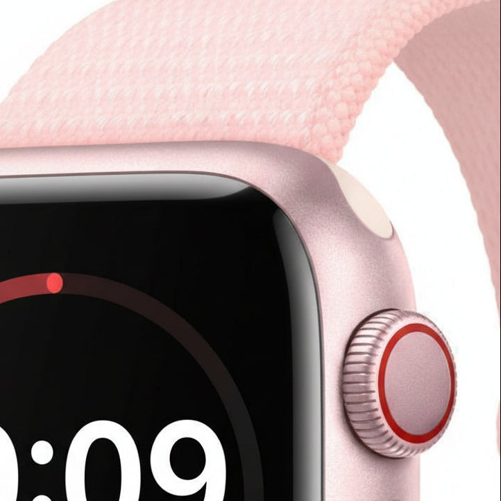 Apple Watch Series 9 41MM GPS + Cellular - Aluminum Case Pink Loop band With 100% Battery - Pristine - Refurbished Apple