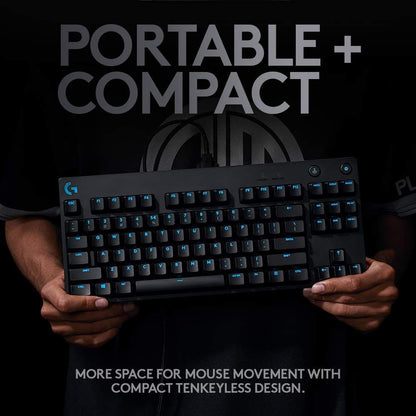 Logitech G PRO Wired Gaming Keyboard (Black, 920-009398) Logitech