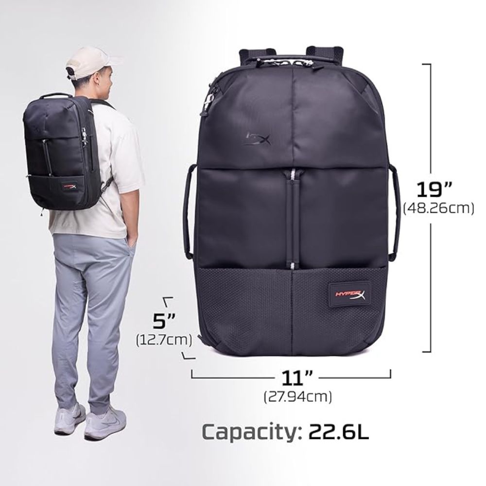 HyperX Knight Backpack – Black Gaming & Laptop Backpack