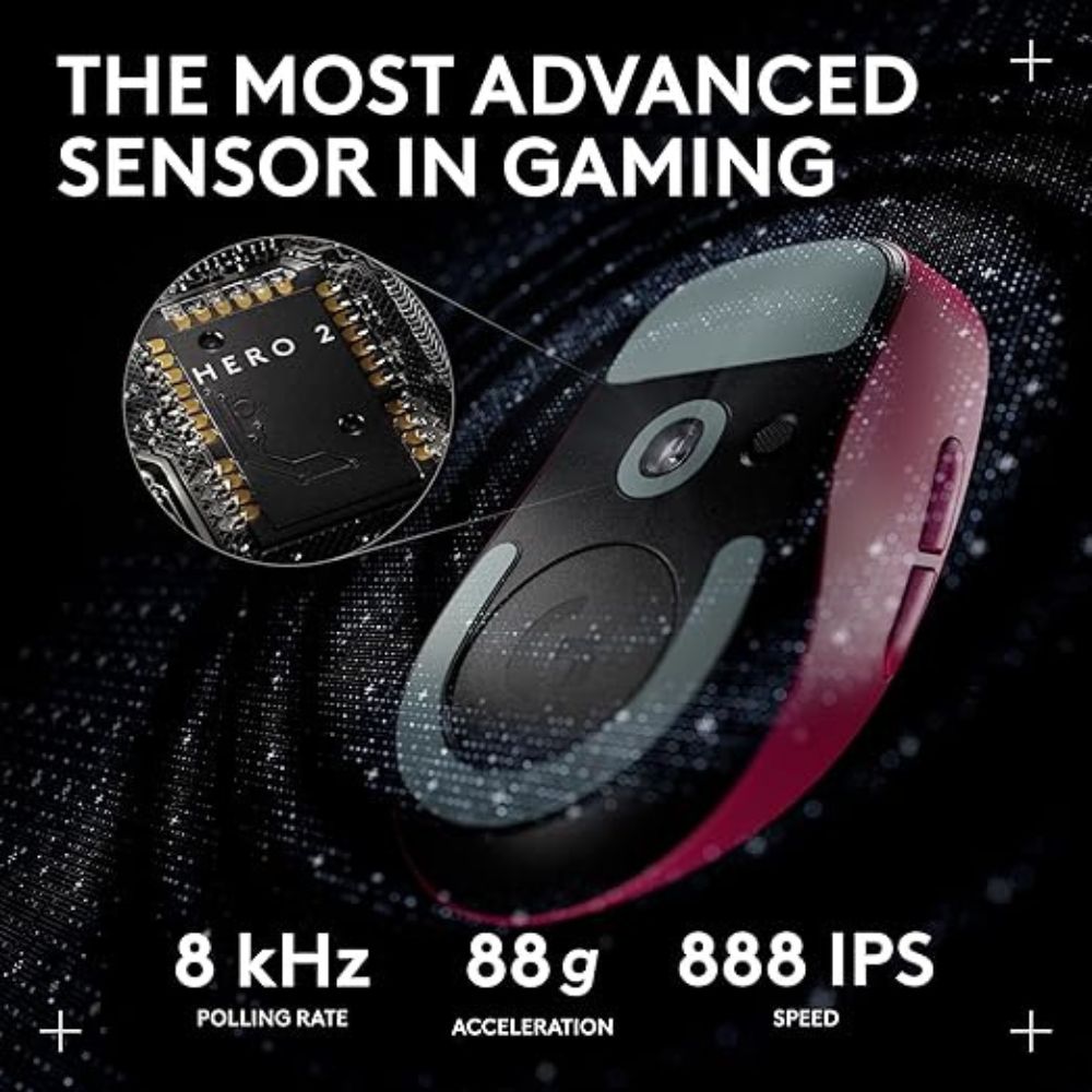 Logitech G PRO X Superlight 2 Wireless Gaming Mouse DEX - Pink