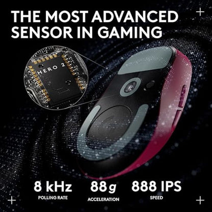 Logitech G PRO X Superlight 2 Wireless Gaming Mouse DEX - Pink