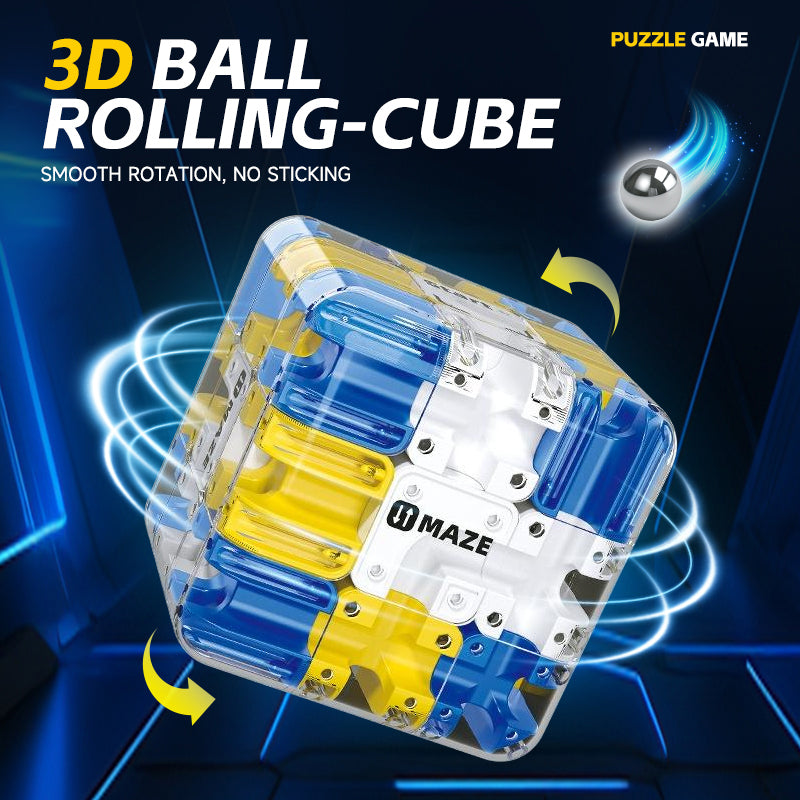 3D Maze Magic Cube Fidgeting Logical Thinking Anti Stress Puzzle Cube Tristar Online