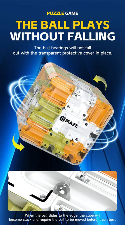 3D Maze Magic Cube Fidgeting Logical Thinking Anti Stress Puzzle Cube Tristar Online
