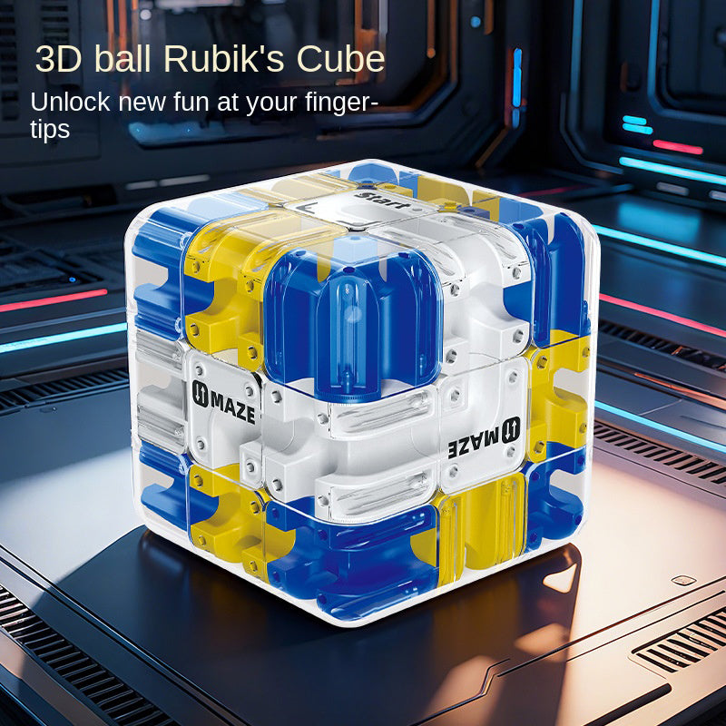 3D Maze Magic Cube Fidgeting Logical Thinking Anti Stress Puzzle Cube Tristar Online