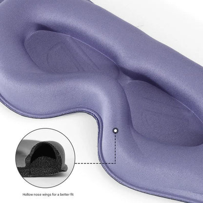 3pc 6D Contoured Zero-Pressure Sleep Mask - 360 Light Blocking Eye Mask with Adjustable Strap(Dura) Tristar Online