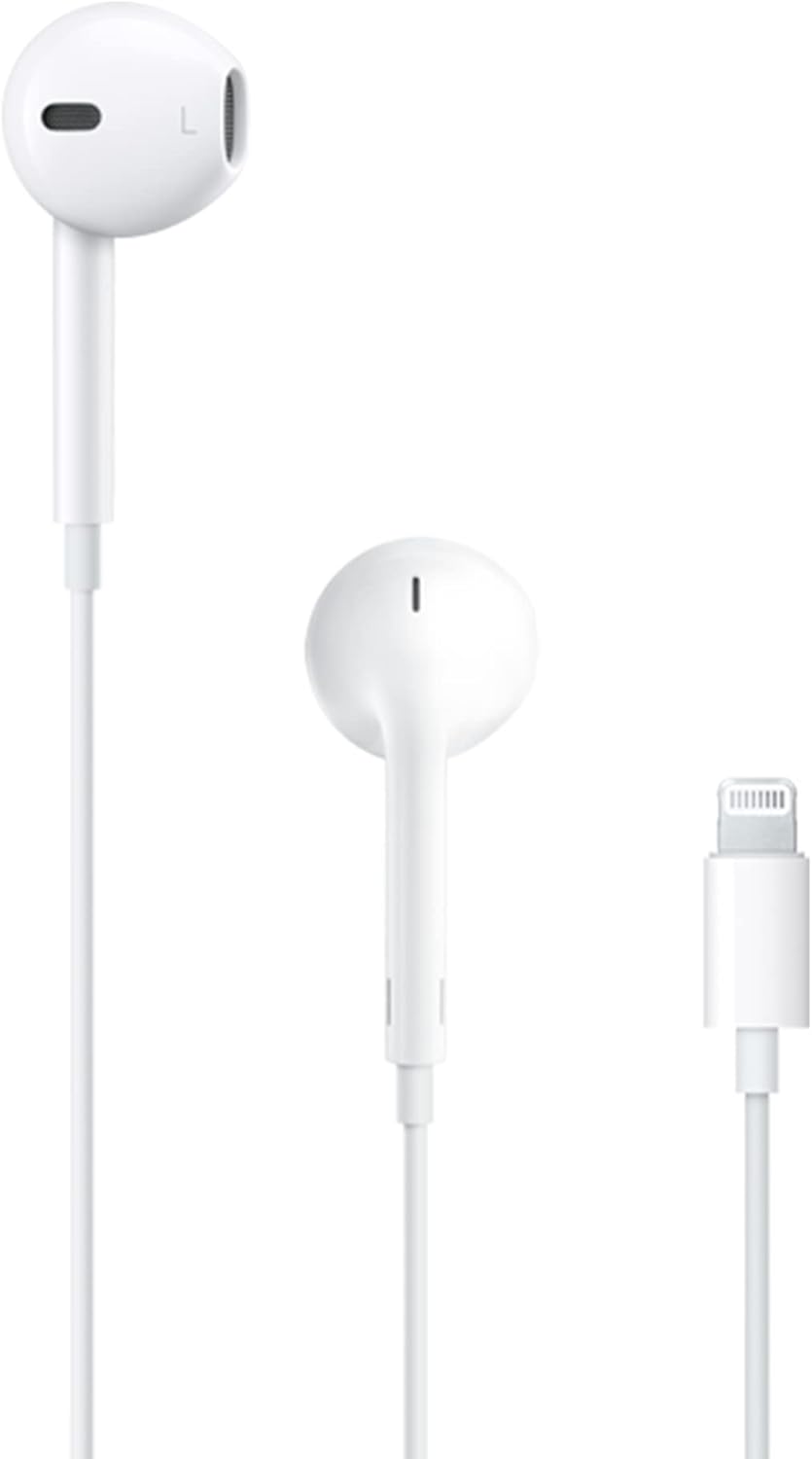 Apple EarPods Lightning Connector Wired Earphones 2024 - White