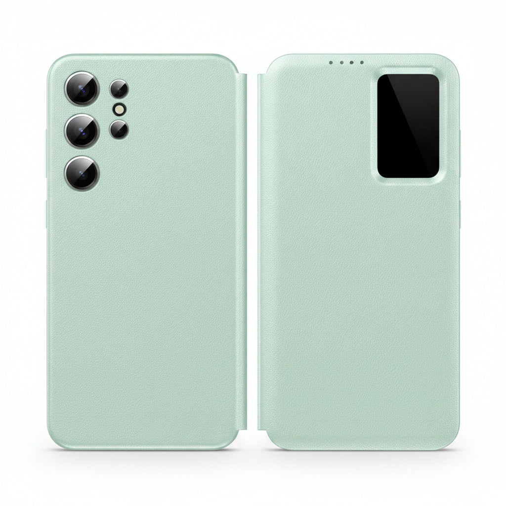 Samsung Galaxy S23 Smart View Wallet Cover Black, Cream, Green, Lavender - Pristine - Refurbished Samsung