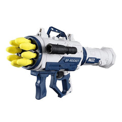 Electronic Toy Gun with Realistic Sound and Light Effects - Soft Bullet Bazooka Rocket Launcher