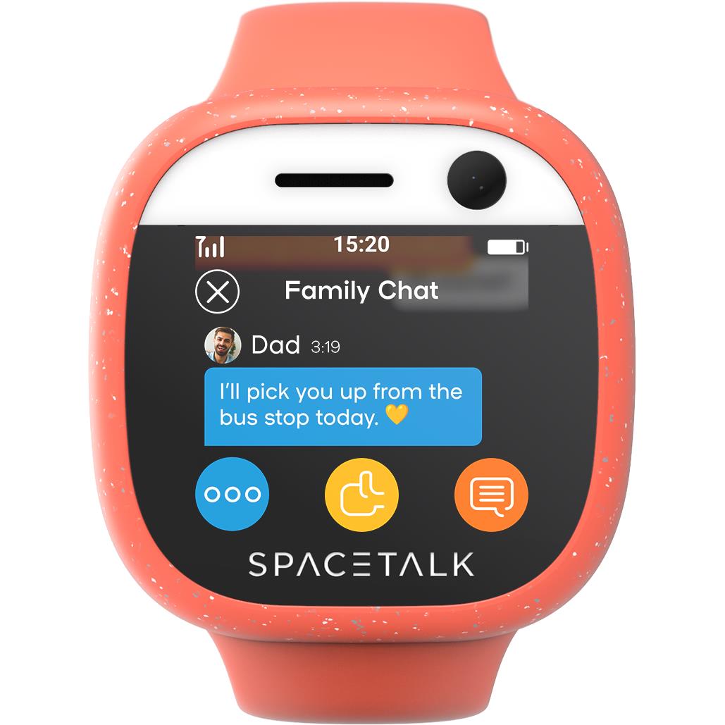 Spacetalk Adventurer Kids Video Smartwatch 4G - Coral (Opened Never Used)