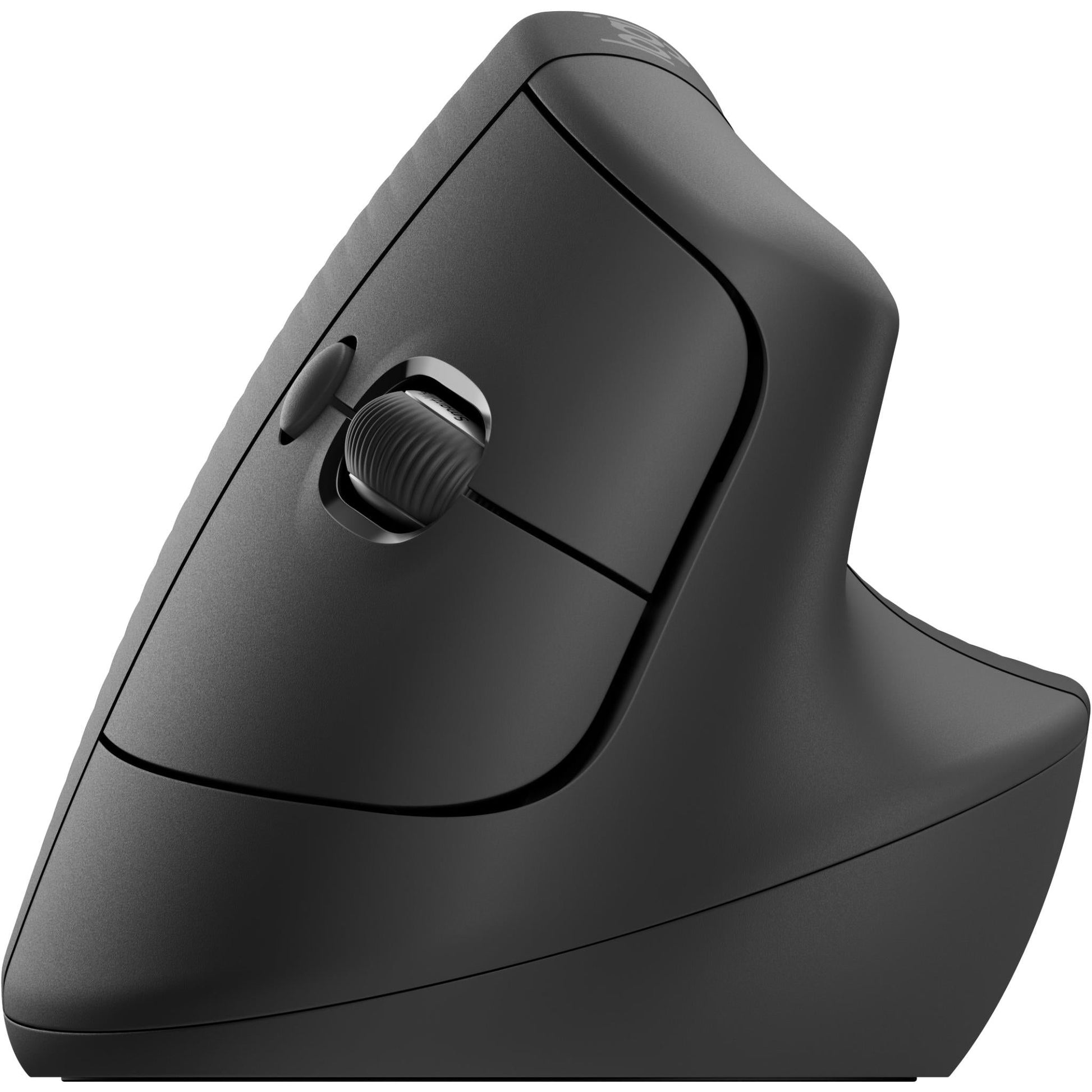 Logitech Lift Vertical Ergonomic Mouse, Wireless, Bluetooth or Logi Bolt USB receiver, Quiet clicks, 4 buttons, compatible with Windows/MacOS/iPadOS, Laptop, PC - Graphite ( Open Never Used ) Logitech