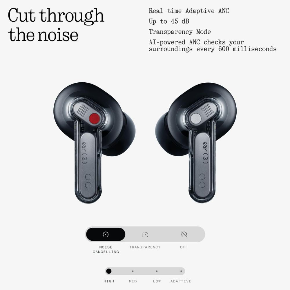 Nothing Ear (3) B171 Wireless Earbuds – Black, White