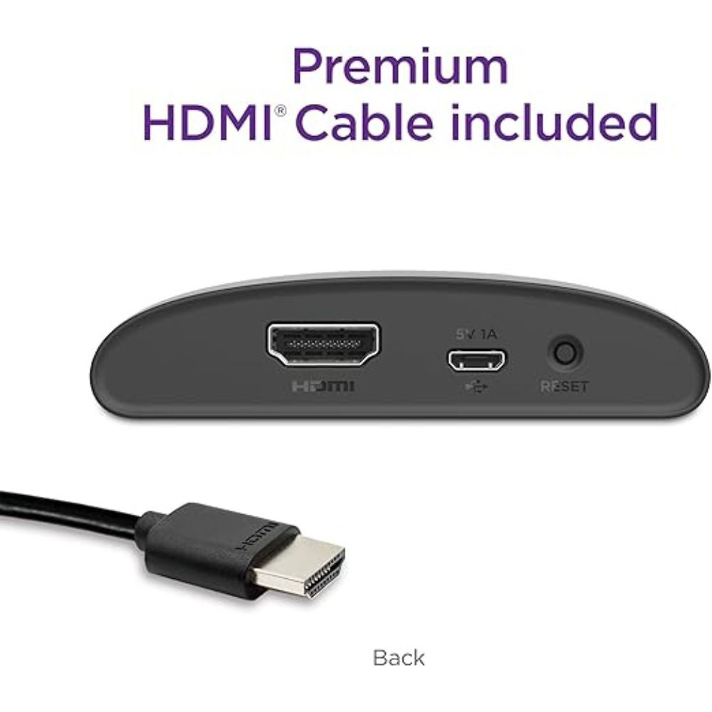 Roku Express 4K+ (2021) Wireless Streaming Voice Remote Media Player Device - Black Tristar Online