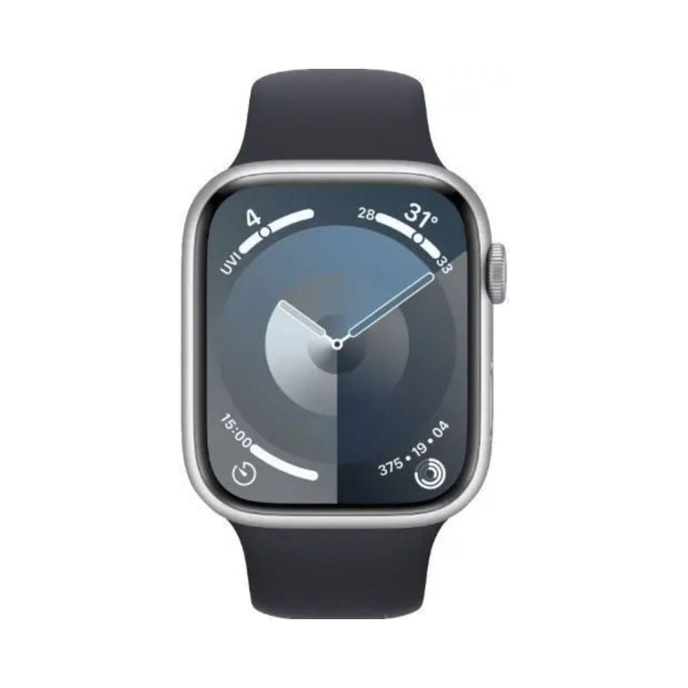 Apple Watch Series 9 41mm, 45mm GPS + Cellular Aluminium Case - Starlight, Silver, Midnight, Red, Pink, Graphite, Gold with Generic Band Smartwatch- Acceptable - Refurbished apple