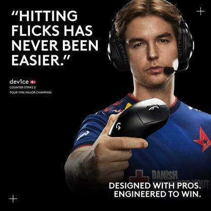 Logitech G PRO X Superlight 2 Wireless Gaming Mouse DEX Black