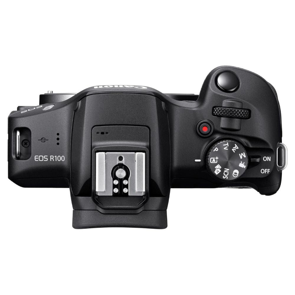 Canon EOS R100 Twin Lens Kit - RF-S 18-45mm & 55-210mm Mirrorless Camera Canon