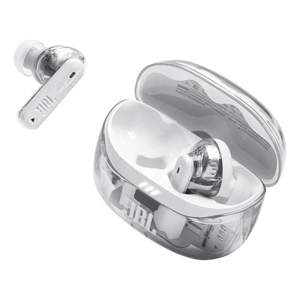 JBL Tune Beam True Wireless Earbuds (Ghost Edition) (Black), (Violet), (White)