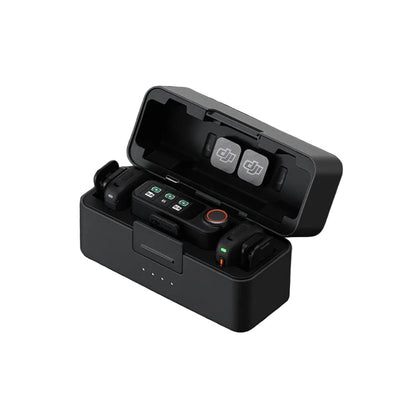 DJI Mic 3 Wireless Microphone Kit 2 Transmitters + 1 Receiver + Charging Case - Black DJI