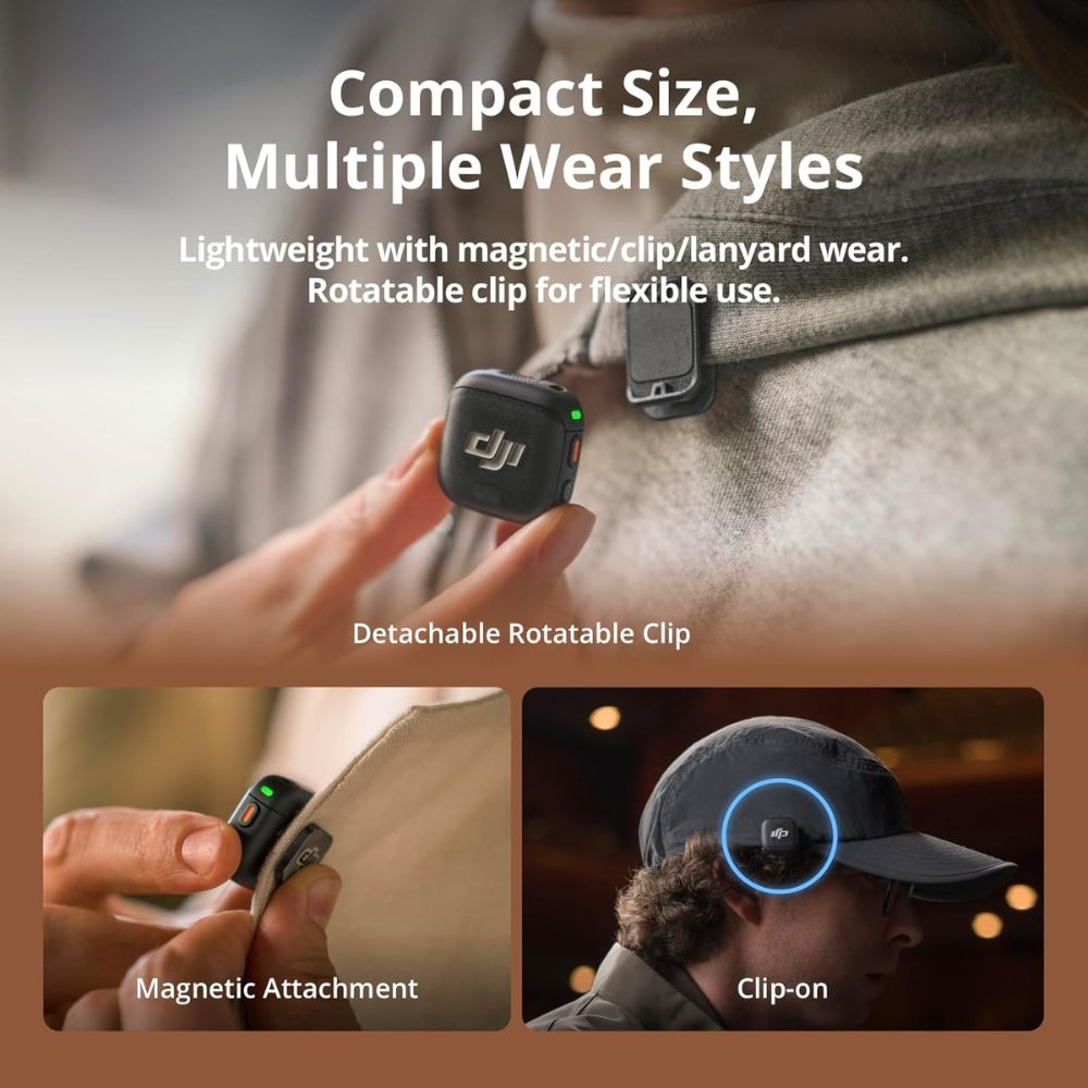 DJI Mic 3 (1 TX + 1 RX) Wireless Video Microphones DJI
