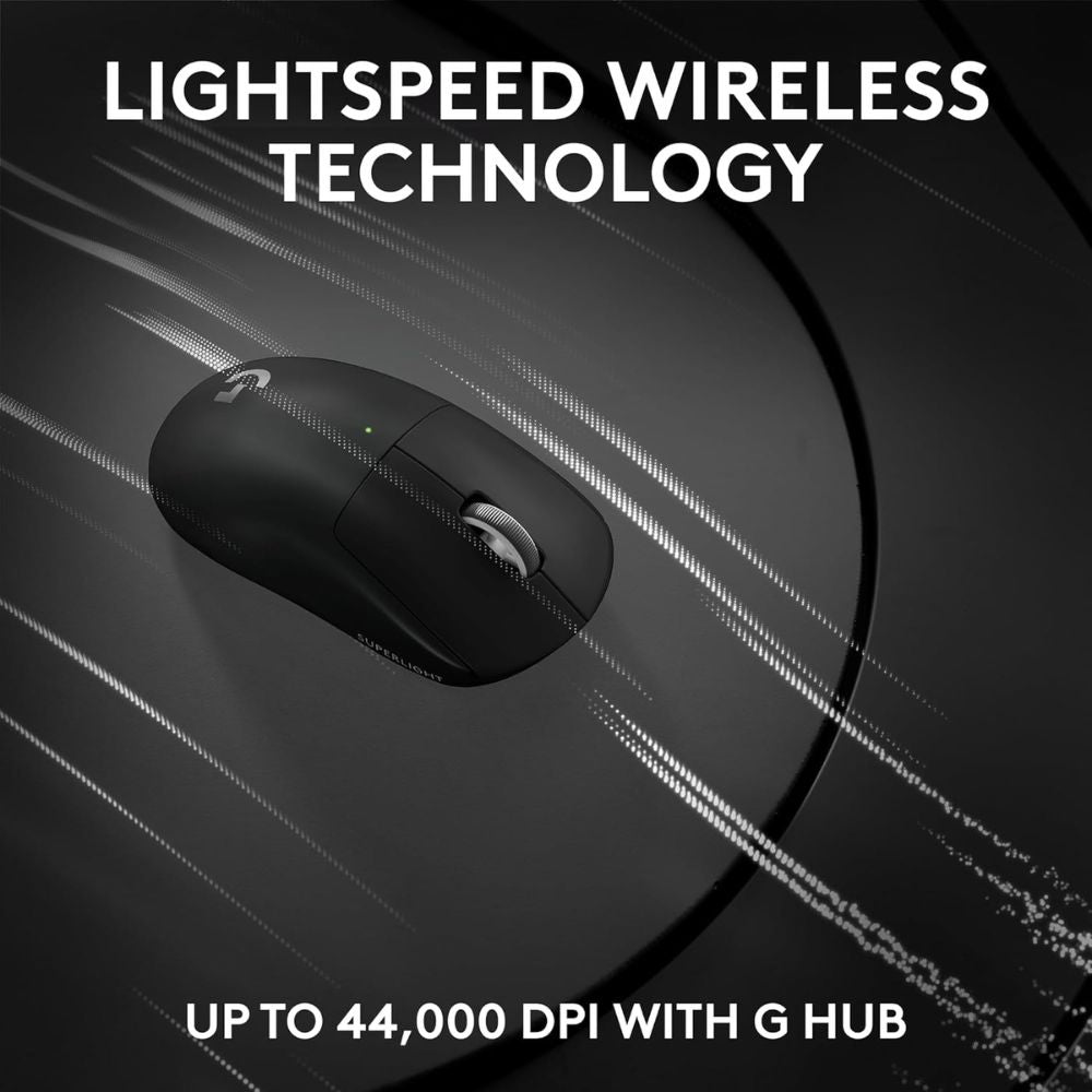 Logitech G PRO X Superlight 2 Wireless Gaming Mouse - Black