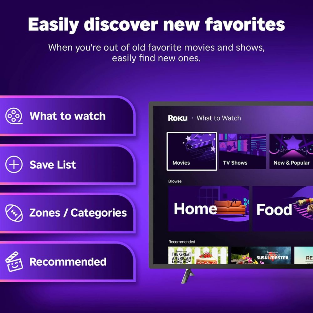 Roku Streaming Stick Plus 2025 – 4K & HDR Roku Streaming Device for TV with Voice Remote Tristar Online