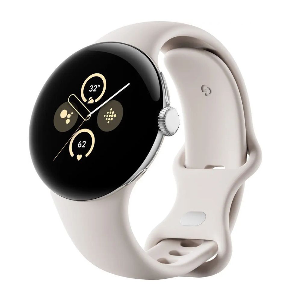Google Pixel Watch 2 LTE - Obsidian, Champagne/ Gold/ Polished Silver (Copy) Google