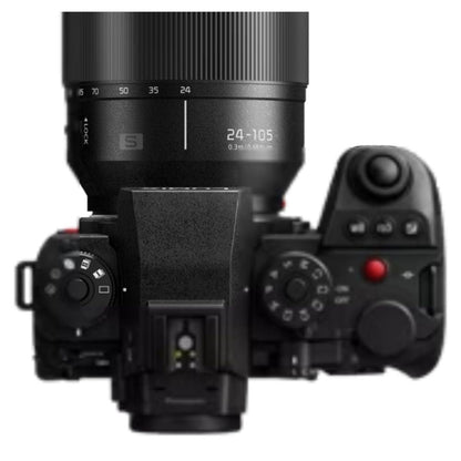 Panasonic Lumix DC-S1M2 Kit with S 24-105mm F4 Lens - Black Tristar Online
