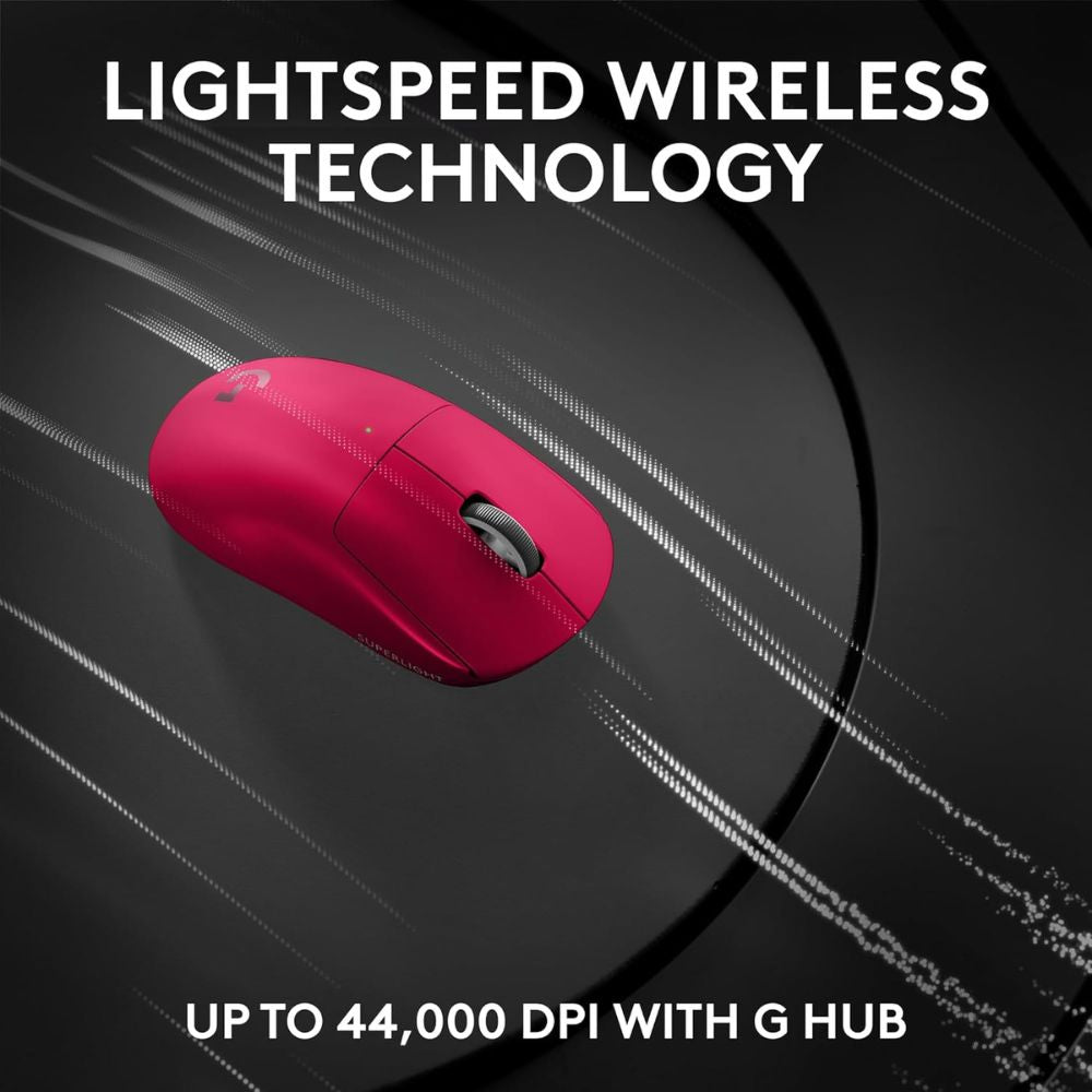 Logitech G PRO X Superlight 2 Wireless Gaming Mouse - Magenta