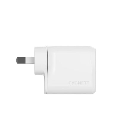 CYGNETT 30W GaN USB-C Wall Charger – White - Pristine Refurbished (Au Version) Cygnett