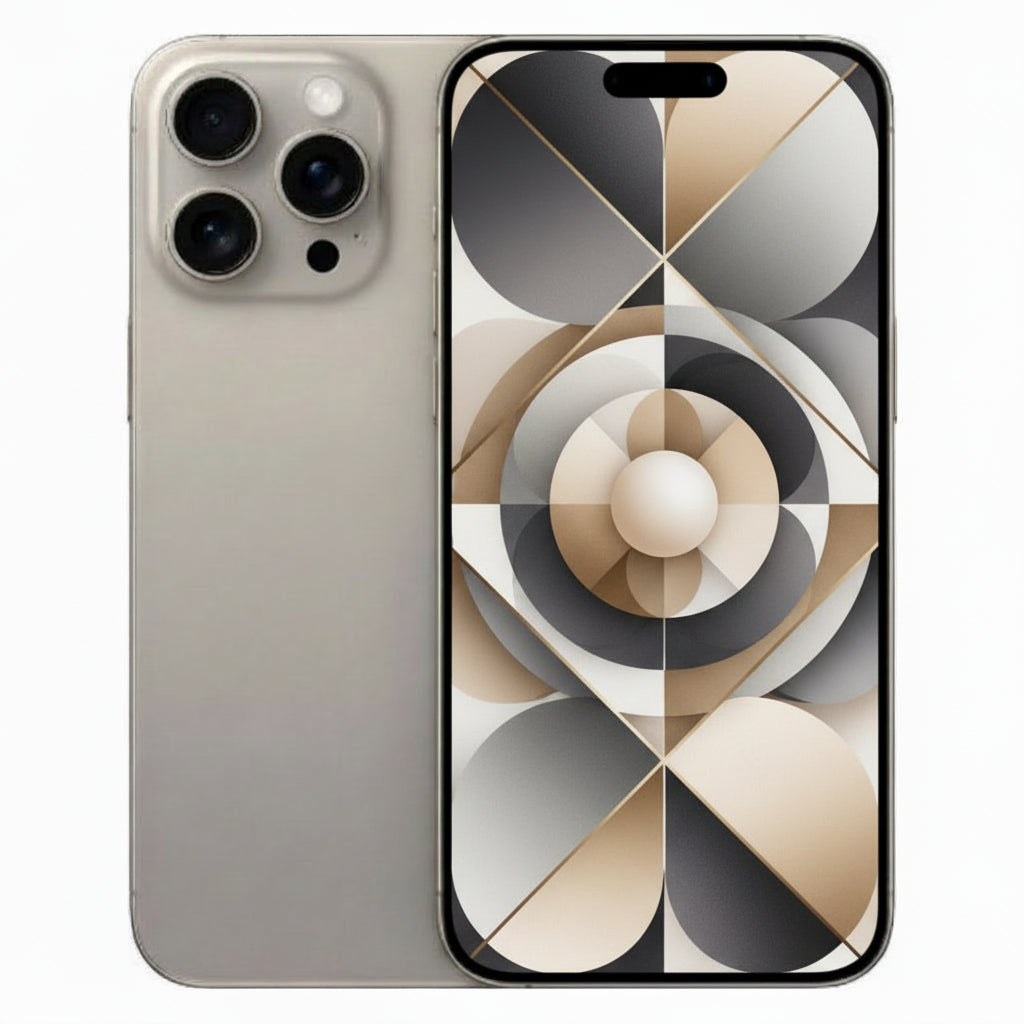 Apple iPhone 15 Pro - 128GB / 256GB / 512GB / 1TB - Black, White, Blue, Natural Titanium - Acceptable - Refurbished