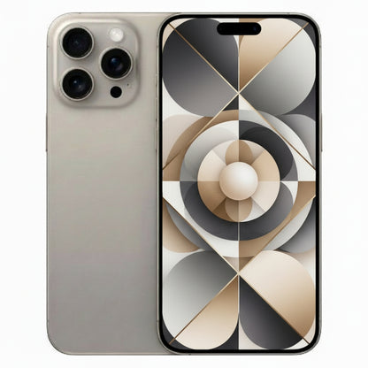 Apple iPhone 15 Pro - 128GB / 256GB / 512GB / 1TB - Black, White, Blue, Natural Titanium - Acceptable - Refurbished