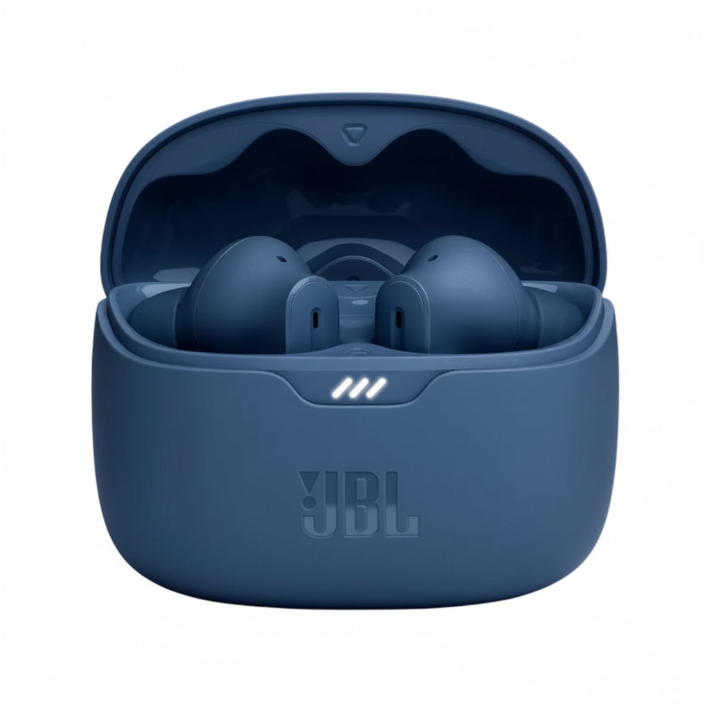 JBL Tune Beam Noise Cancelling Earbuds Blue - Pristine - Refurbished JBL