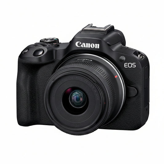 Canon EOS R50 with RF 18-45mm Kit Lens – 24.2MP Mirrorless Camera