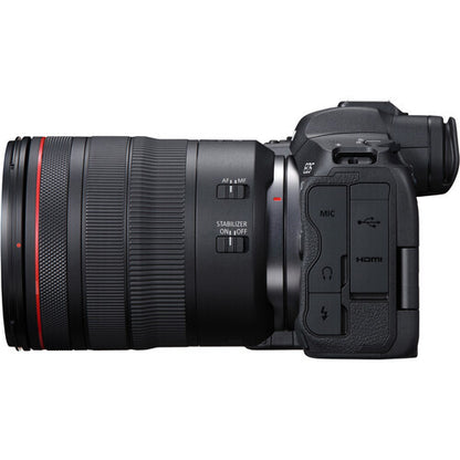 Canon EOS R5 Mark I Mirrorless Camera with RF 24-105mm f/4L IS USM Lens - Without R Adapter