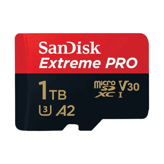 SanDisk Extreme Pro 1TB MicroSDXC UHS-I Memory Card with SD Adapter - 200MB/s A2 V30 4K UHD