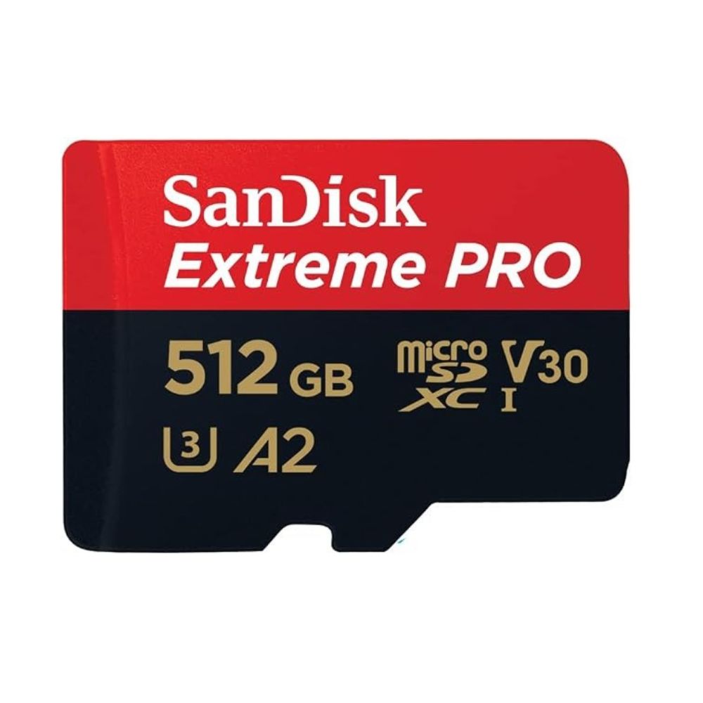 512GB Extreme PRO microSDXC Card + SD Adapter + RescuePRO Deluxe, UHS-I