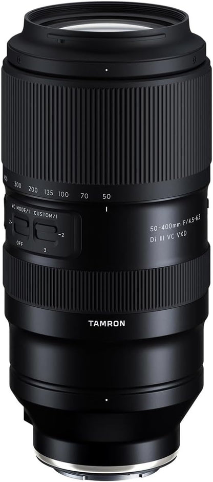 Tamron 50-400mm F/4.5-6.3 Di III VC VXD Lens (A067) (Sony E) Tamron