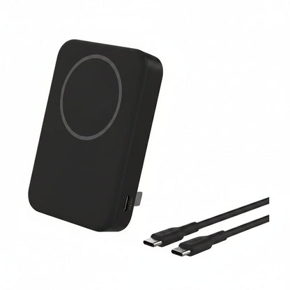 Belkin BoostCharge 10K Qi2 Magnetic Wireless Power Bank with Stand Black Belkin