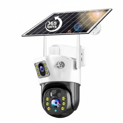 4G SIM Solar Security Camera 8MP 4K Outdoor CCTV IP Camera - Night Vision - PIR Motion Detection - Two-Way Audio - Solar Panel - Dust & Water Resistant Tristar Online