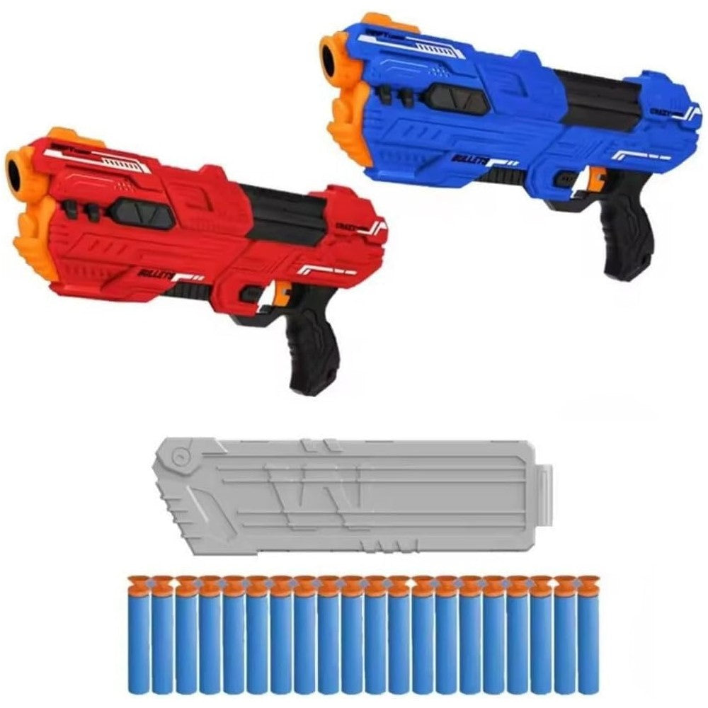 Plastic Toy Guns for Outdoor Play - 20 Series Electric Soft Bullet Gun for Action-Packed Fun (16 Rounds) Tristar