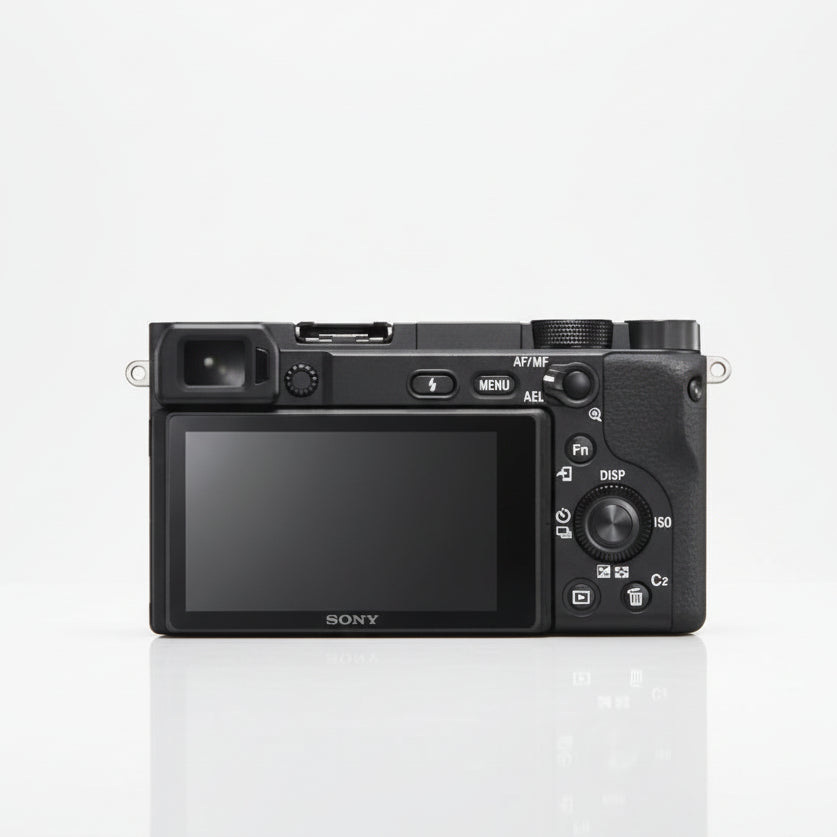 Sony Alpha A6400 Twin Lens Kit - Black/Silver with 16-50mm & 55-210mm Lenses