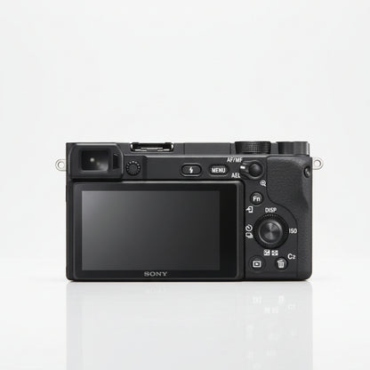 Sony Alpha A6400 Twin Lens Kit - Black/Silver with 16-50mm & 55-210mm Lenses