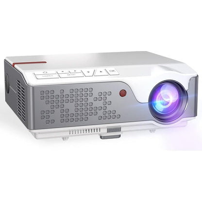 Multimedia 1080p LED Projector with HDMI - White ( Open Never Used ) Tristar