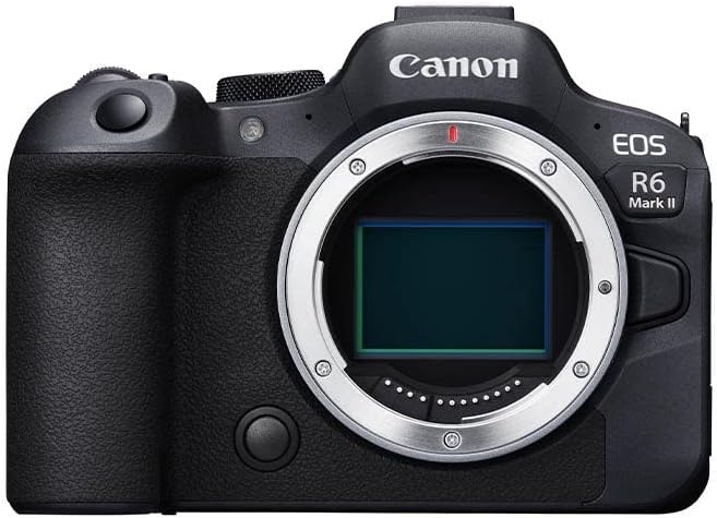 Canon EOS R6 Mark II Mirrorless Camera Body – Full-Frame, 24.2MP, 4K 60p Canon