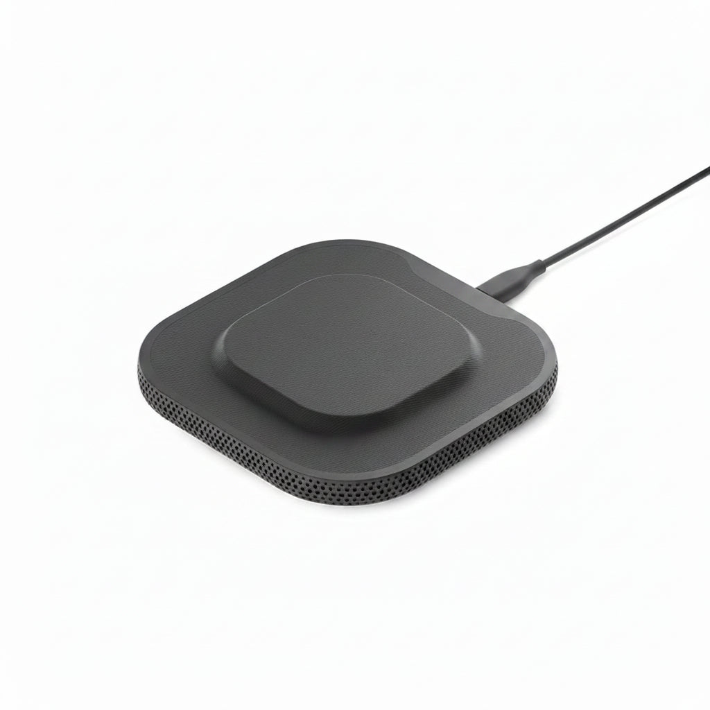 Cygnett PowerBase 3 15W Wireless Phone Charger - Gray - Fast Qi Charging Pad Cygnett