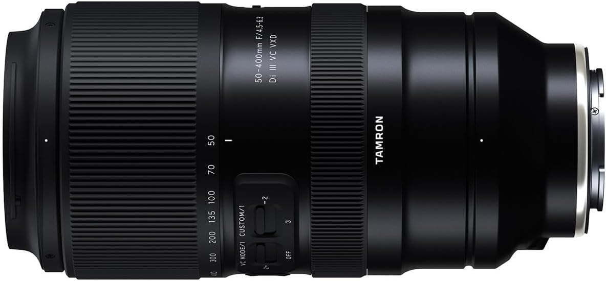 Tamron 50-400mm F/4.5-6.3 Di III VC VXD Lens (A067) (Sony E) Tamron